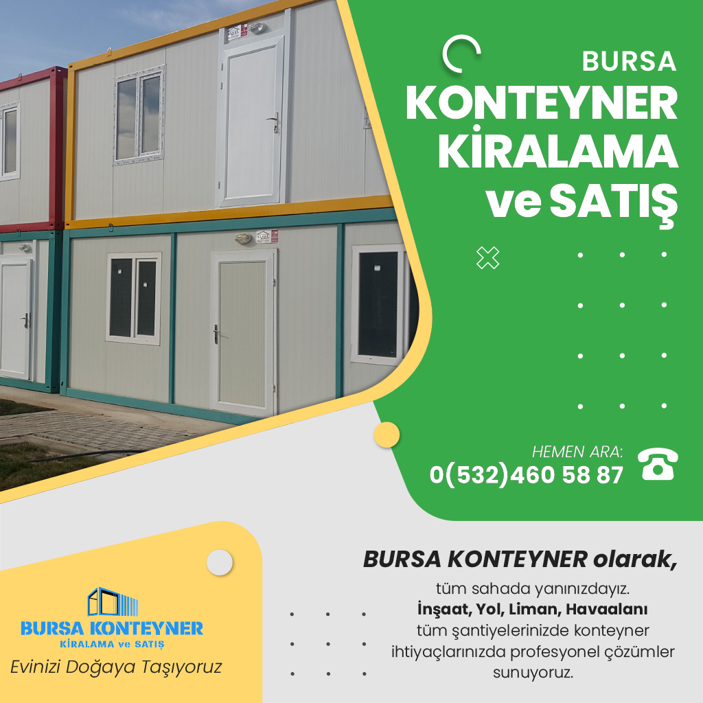 Bursa konteyner kiralama